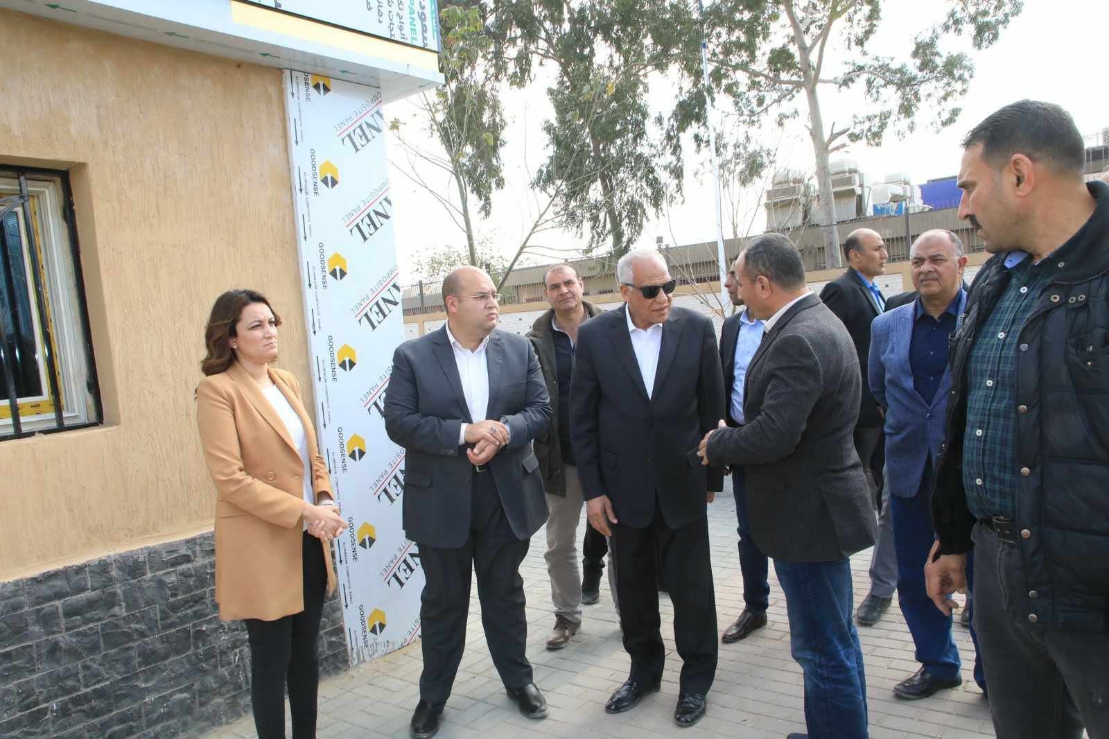 محافظ الجيزة يتفقد أعمال تطوير محور المنصورية