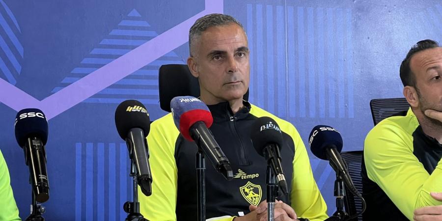 البرتغالي جوزيه جوميز مدرب الزمالك: جاهزون لمواجهة الأهلي