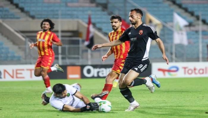 لقطة من مباراة سابقة بين الأهلي والترجي