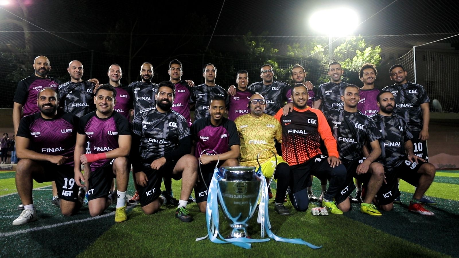 “CGC” و”we” و”AAIB” و”MIC” يفوزون ببطولة “IoT Misr” و”ICT Misr” لكرة القدم الرمضانية