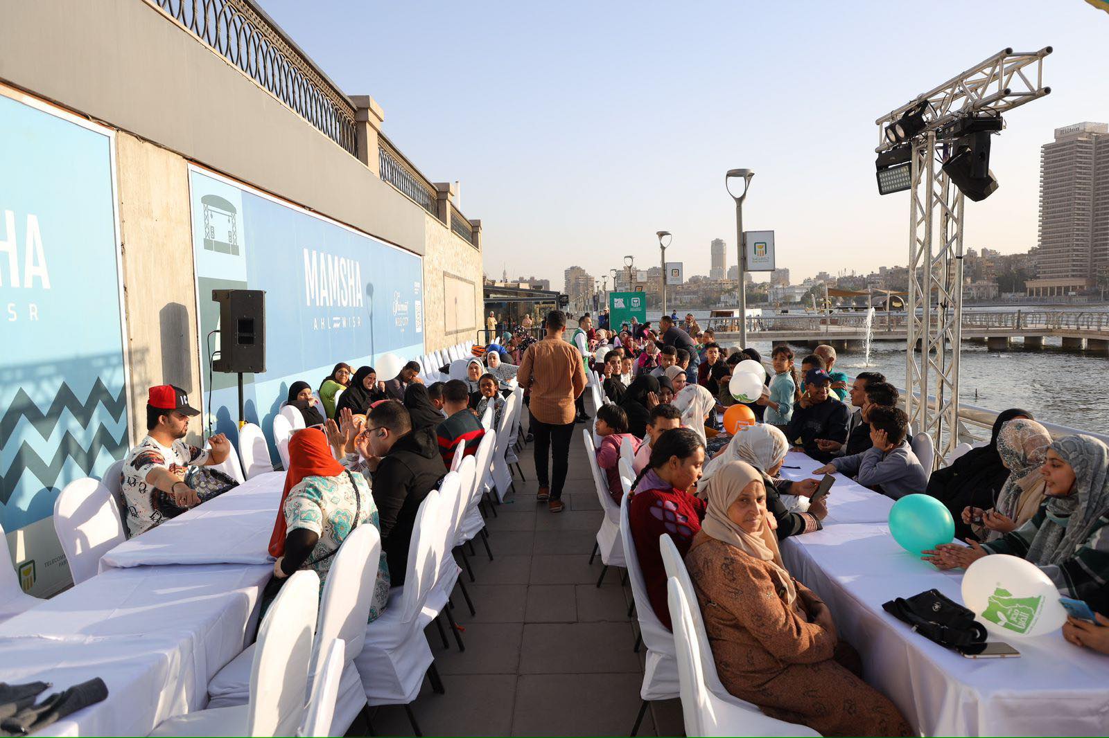 ممشى أهل مصر يستقبل حفل إفطار 1000 صائم لمؤسسة مصر الخير