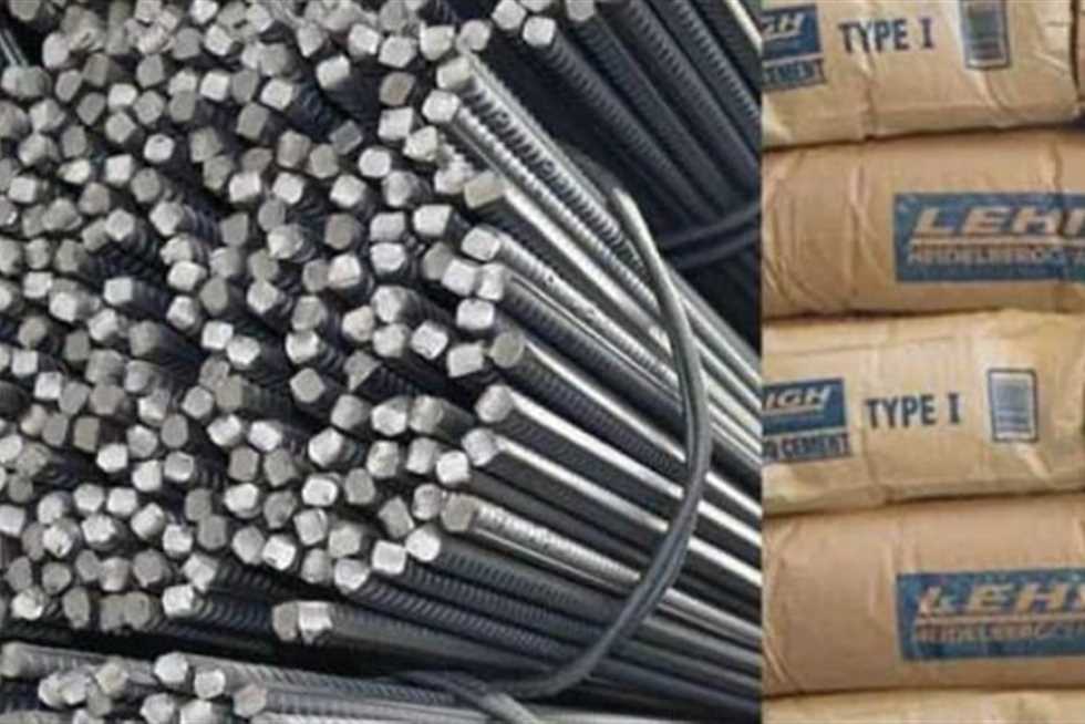 أسعار الحديد والأسمنت في مصر اليوم الأحد