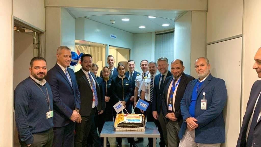 مطار برج العرب الدولي يستقبل أولى رحلات شركة بيجاسوس التركية