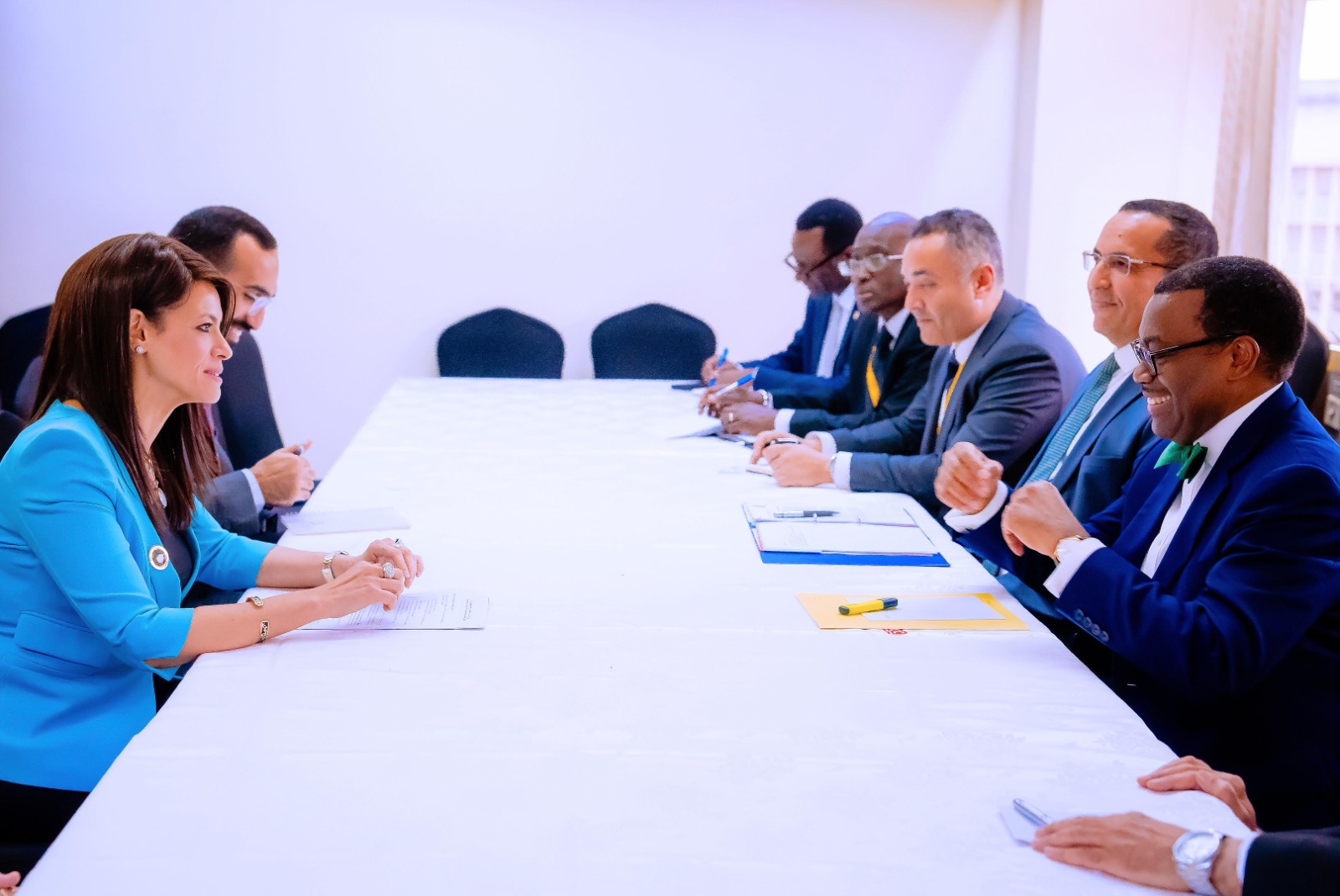 المشاط تلتقي رئيس بنك التنمية الأفريقي لمناقشة محفظة التعاون المشترك