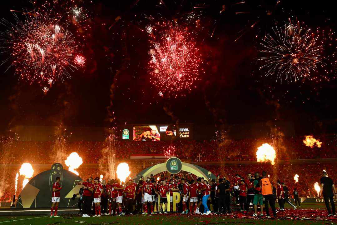 بالصور..مراسم احتفال الأهلي ببطولة إفريقيا