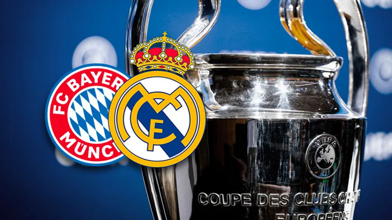 ريال مدريد يواجه بايرن ميونخ فى نصف نهائى دوري أبطال أوروبا.. الليلة