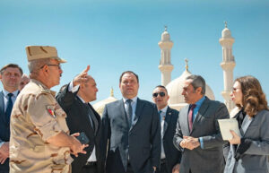 خالد عباس يستقبل رئيس وزراء بيلاروسيا أثناء زيارته للعاصمة الإدارية