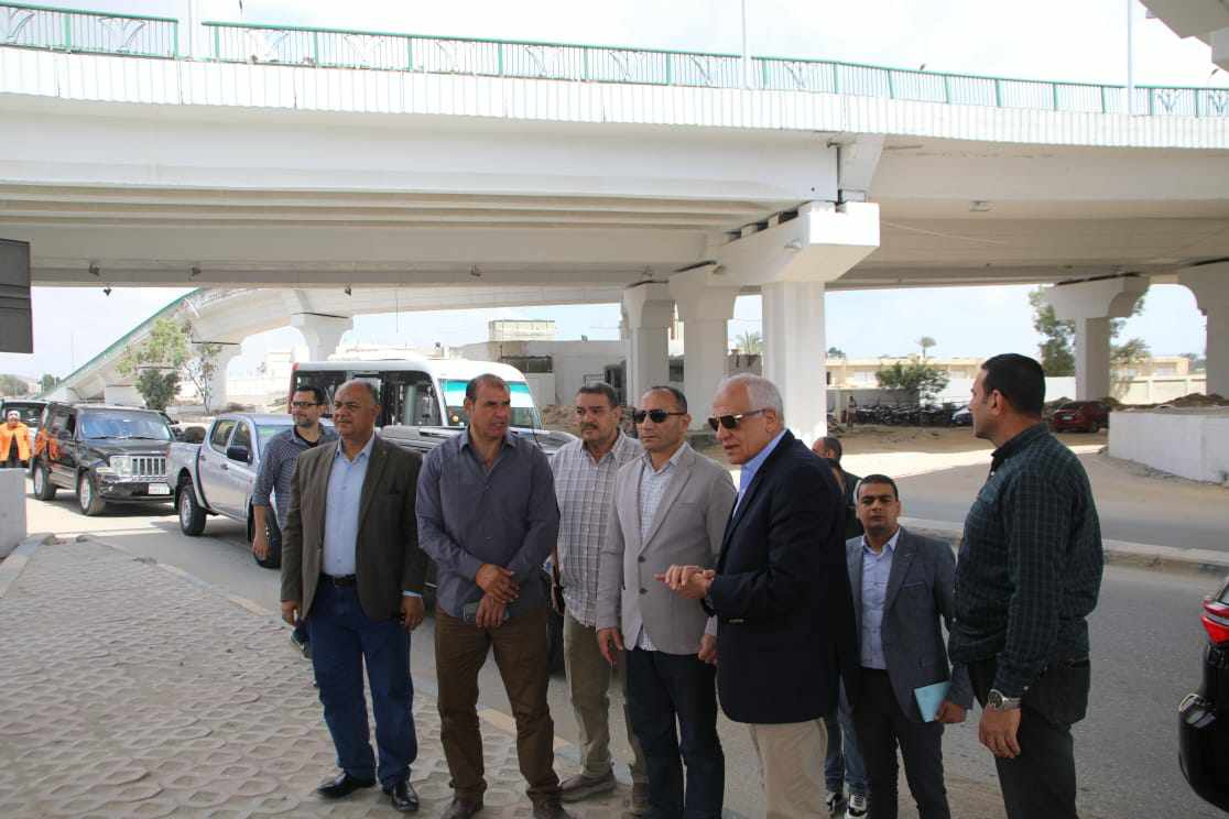 أستمرار تنفيذ خطة تحسين الرؤية البصرية للعقارات المطلة علي المتحف المصرى الكبير