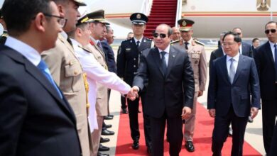 السيسي ونظيره الصيني