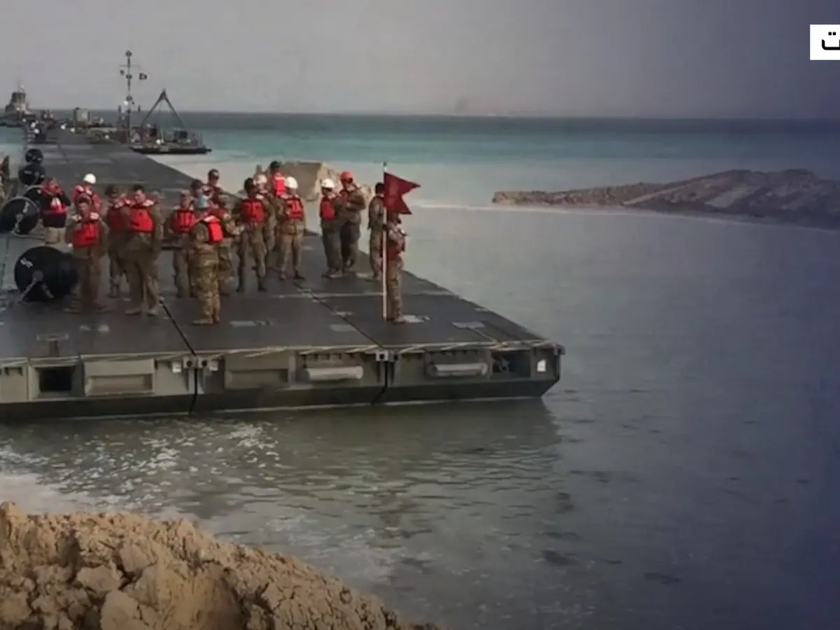 بعد تضرره بسبب العواصف.. الجيش الأمريكي يُعيد افتتاح ميناء غزة المؤقت