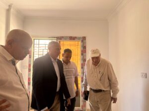 مسئولو الإسكان يتابعون موقف تنفيذ وحدات المبادرة الرئاسية سكن لكل المصريين بحدائق العاصمة