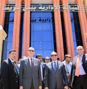 رئيس الهيئة والمحافظ يفتتحان مجمع النيابات الإدارية في بني سويف الجديدة