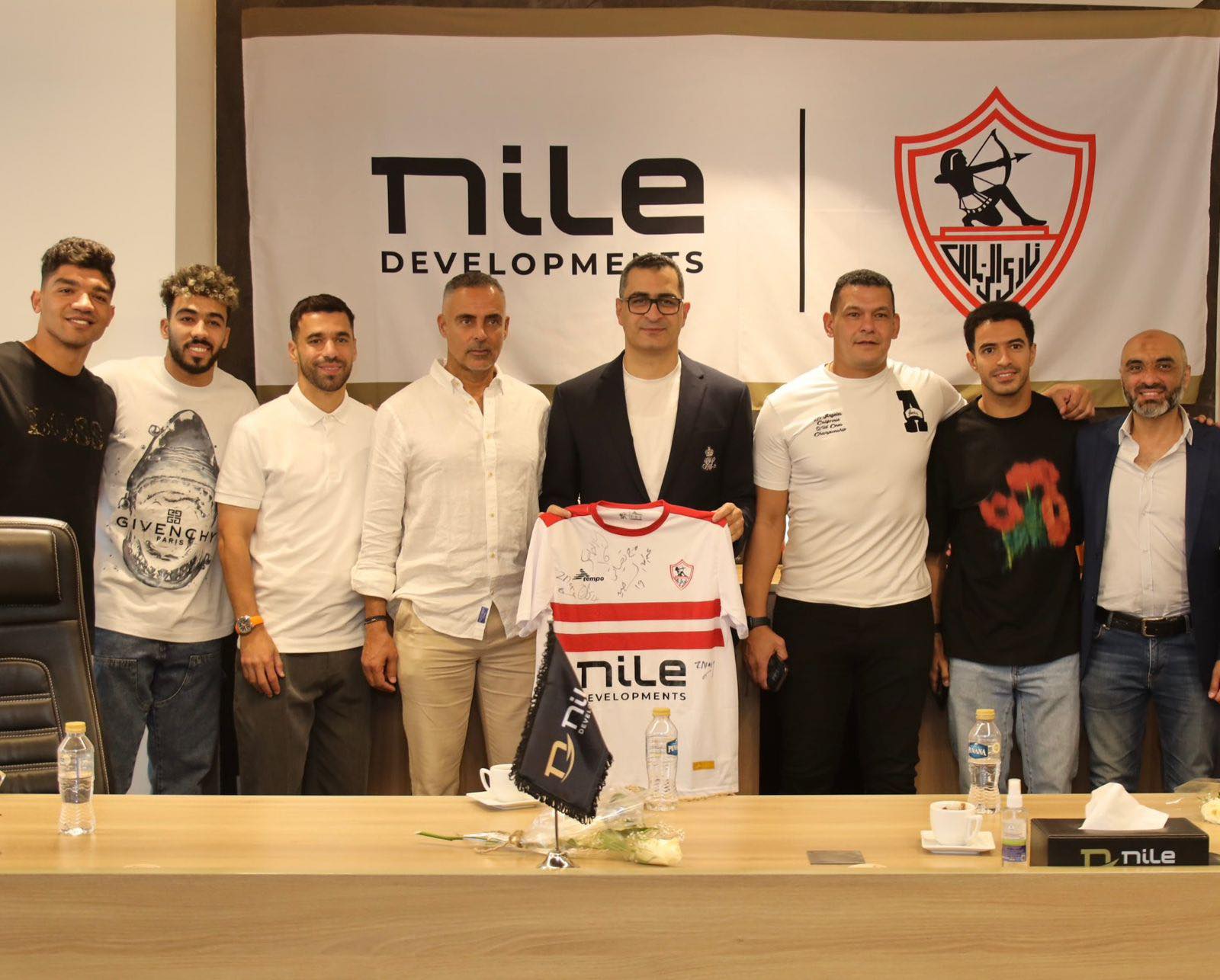 نايل للتطوير تحتفل بنادى الزمالك بطل الكونفيدرالية