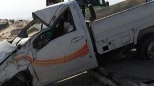 إصابة 15شخصا تعرضوا لحادث انقلاب سيارة ربع نقل بطريق العلاقى
