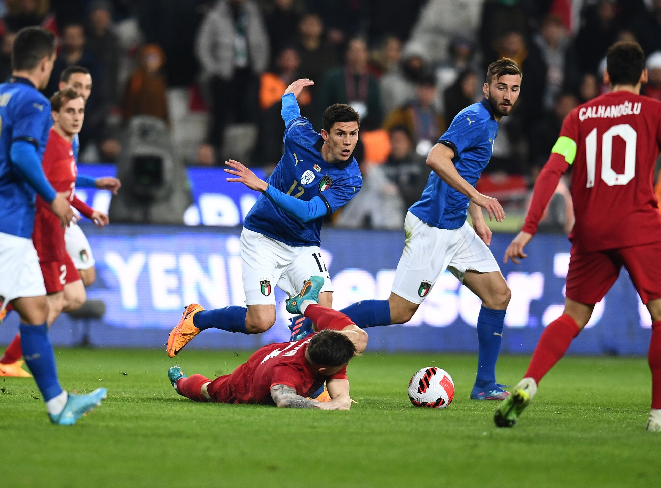 منتخب إيطاليا يواجه تركيا الليلة