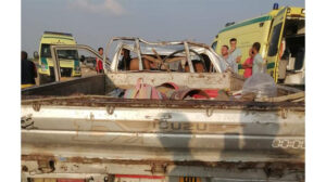 مصرع عامل وإصابة 21 فى انقلاب سيارة على طريق أبو سلطان بالإسماعيلية