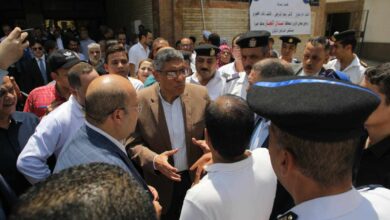 زيارة مفاجئة لمحافظ الجيزة بمركز تكنولوجي البدرشين