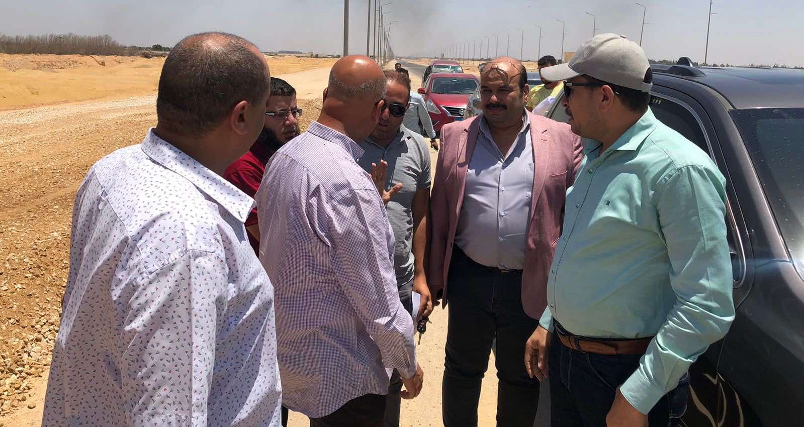 مساعد هيئة المجتمعات العمرانية يتابع مشروعات المرافق والطرق بمدينة سفنكس الجديدة