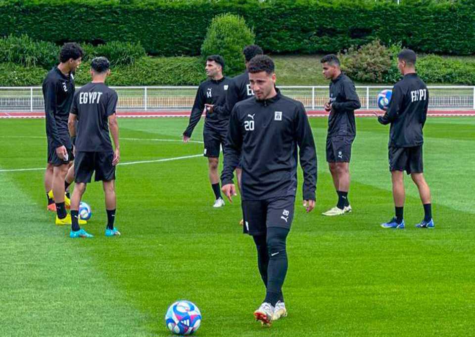 المتتخب الأوليمبى ينهي استعداداته لمواجهة أوزباكستان في الأوليمبياد