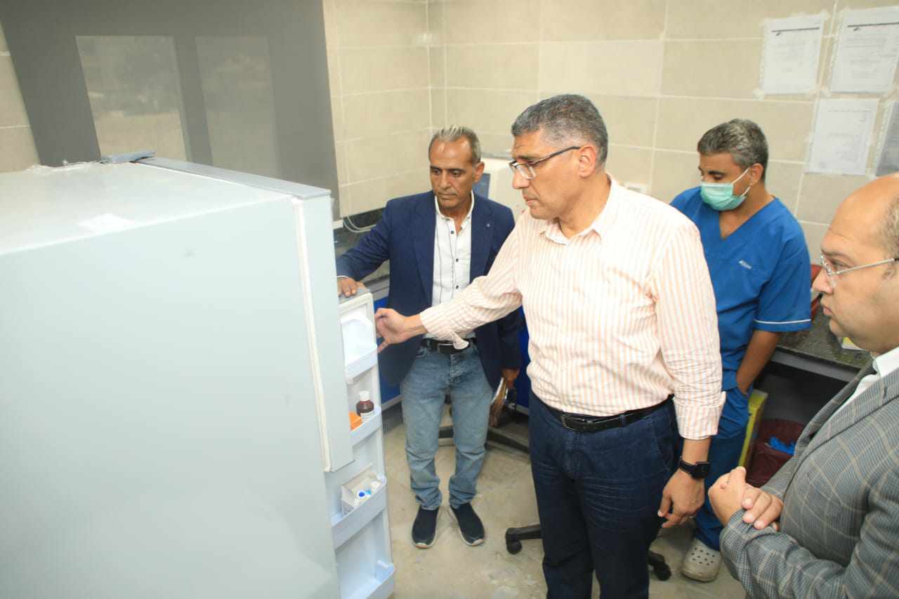 جولة لمحافظ الجيزة بمستشفيات العياط المركزى و الأمراض الصدرية
