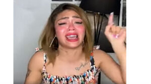 تنهار من البكاء.. هدير عبد الرازق في أول ظهور لها بعد الإفراج عنها