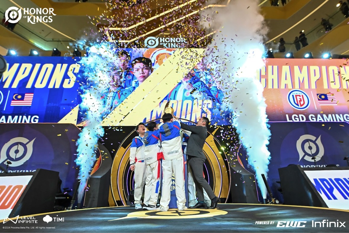 LGD Gaming Malaysia ينتزع بطولة الموسم الثاني من Honor of Kings Invitational
