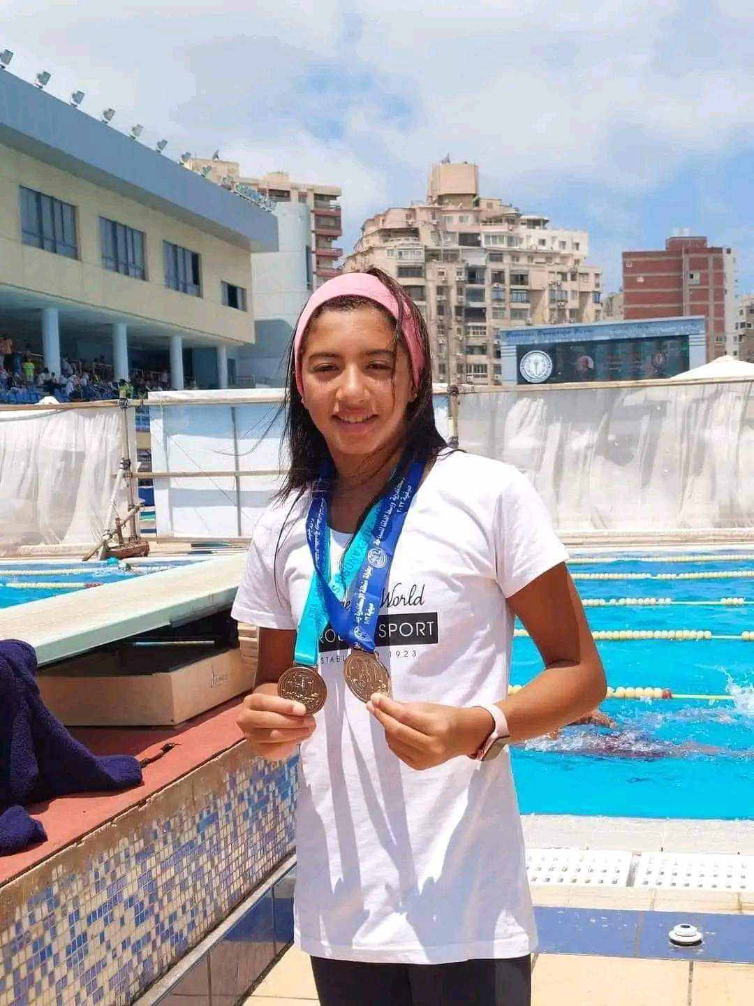 تشييع جثمانة لاعبة الساحة بمسقط رأسها بالغربية