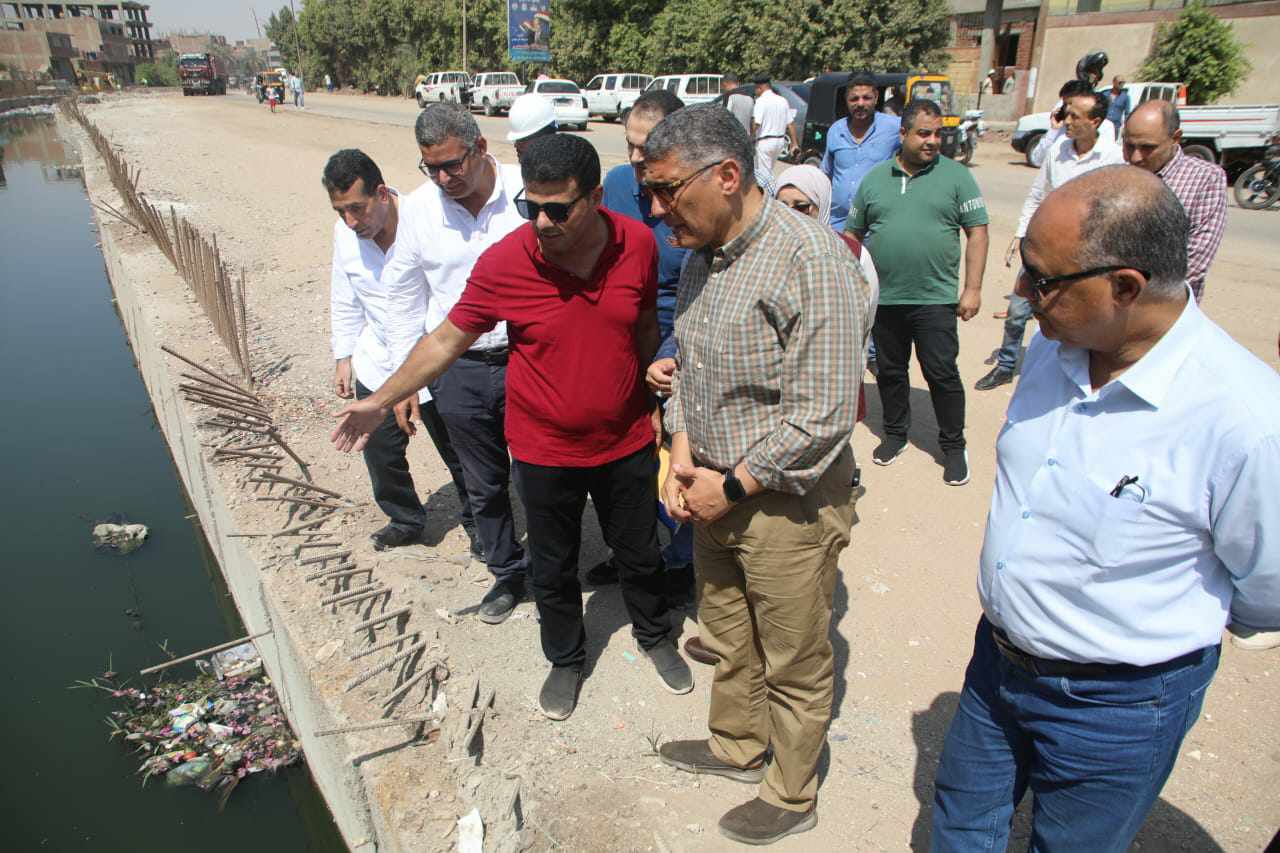 الجيزة تبدأ الأعمال الإنشائية لعدد ١٢ كوبري مشاه اعلي مصرف المريوطية