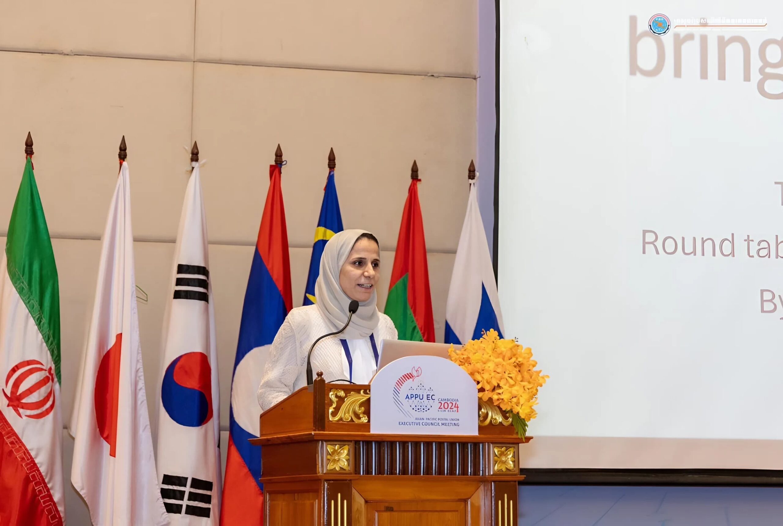 رئيس مجلس إدارة اتحاد البريد الأورومتوسطي تشارك في أعمال اجتماعات اتحاد بريد آسيا والمحيط الهادي بـ”كمبوديا”