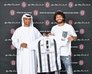 الجزيرة الإماراتي يقدم محمد النني في مؤتمر صحفي