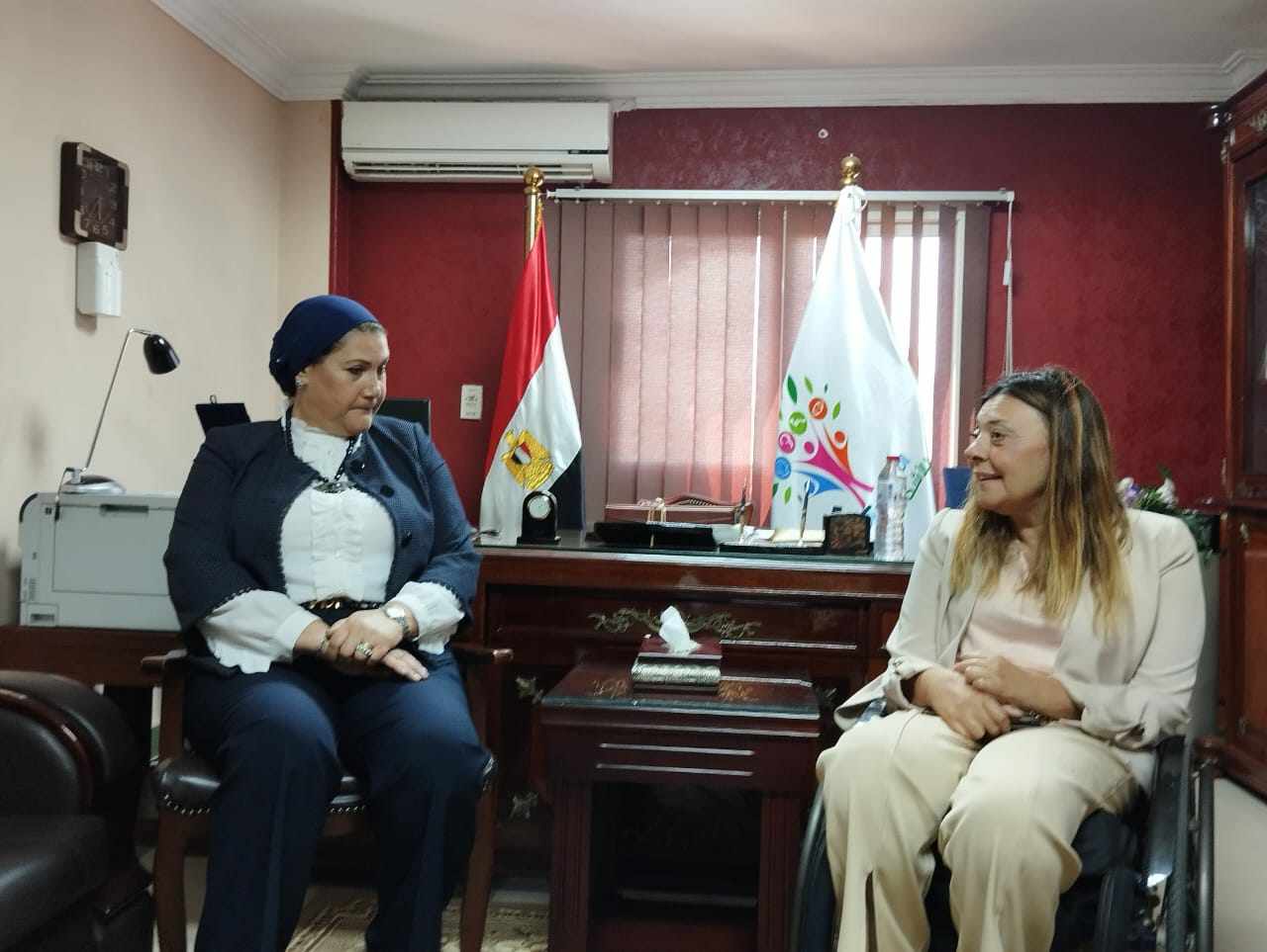 “القومي للأشخاص ذوي الإعاقة” تستقبل سحر السنباطي