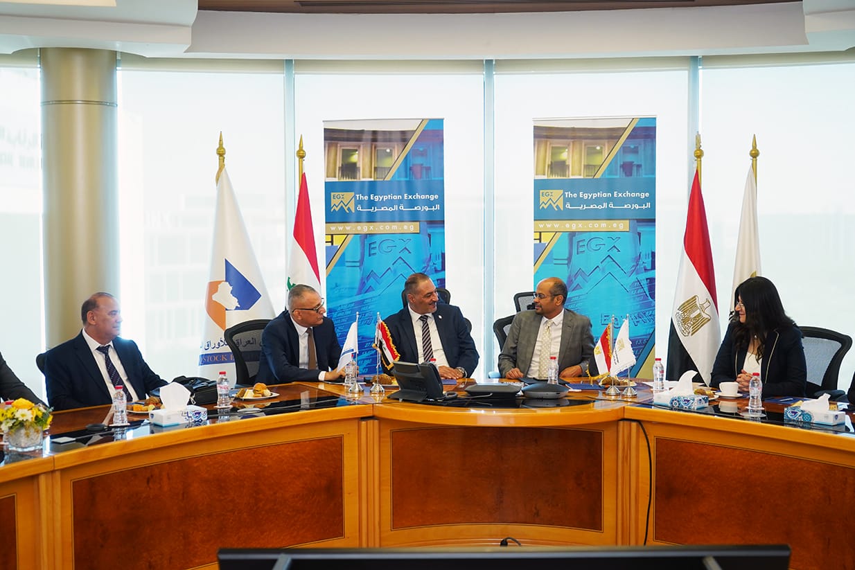 بروتوكول تعاون بين البورصة المصرية والعراقية لتعزيز العمل المشترك