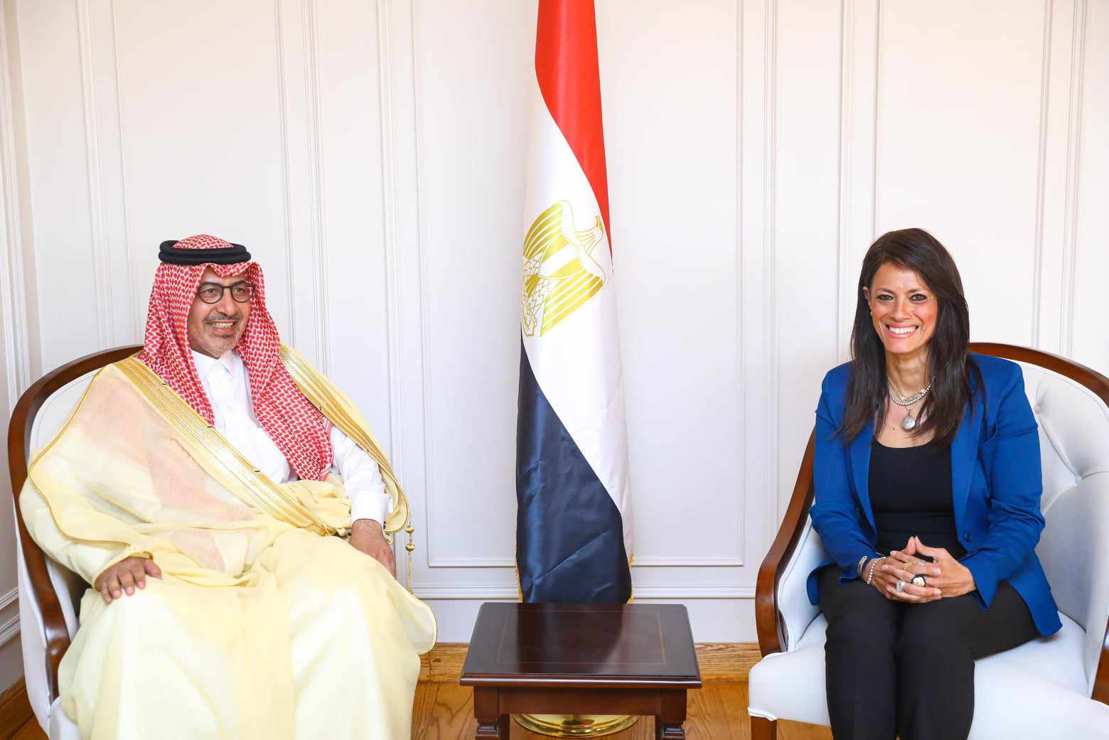 المشاط وسفير المملكة يناقشان محفظة التعاون مع الصندوق السعودي للتنمية