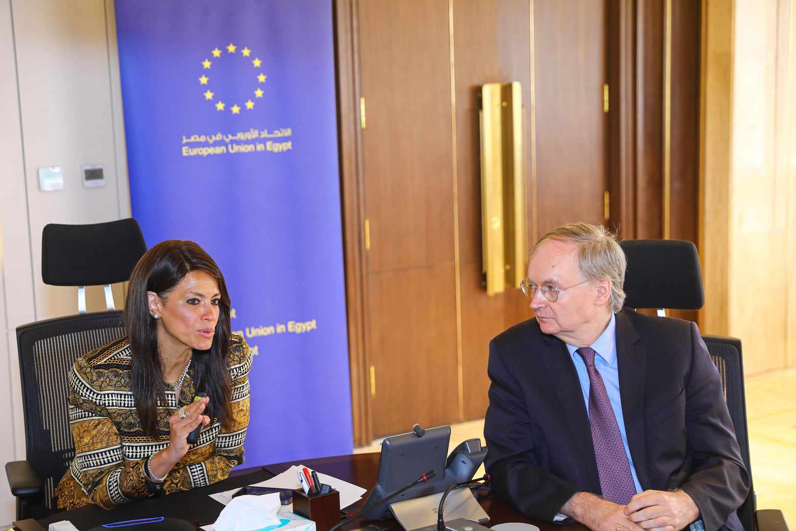 «المشاط»: المؤسسات الأوروبية ساهمت في إعداد «دليل شرم الشيخ للتمويل العادل»