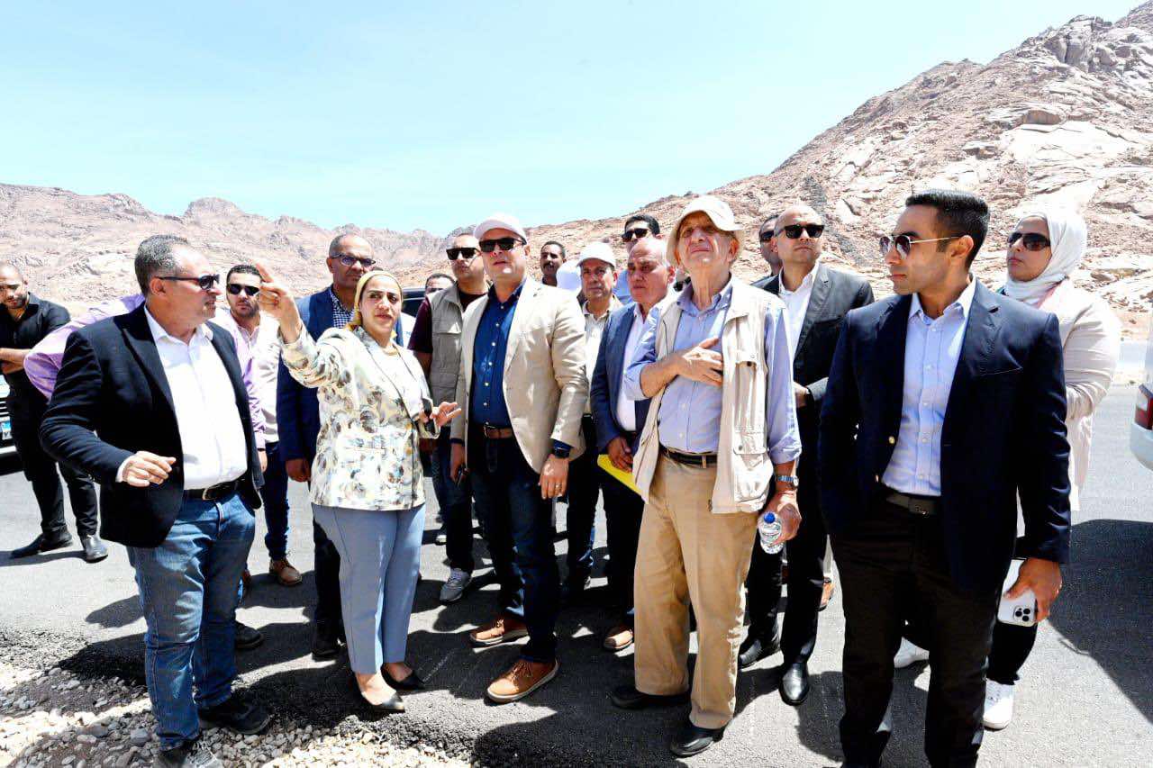 وزير الإسكان يتفقد منطقة الزيتونة بمشروع تطوير موقع التجلى الأعظم بمدينة سانت كاترين