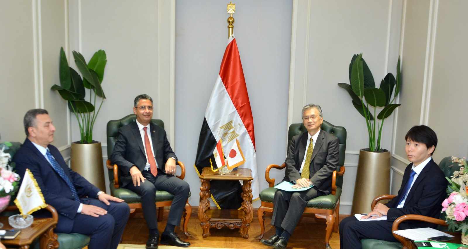 وزير التموين يستقبل سفير دولة اليابان بالقاهرة