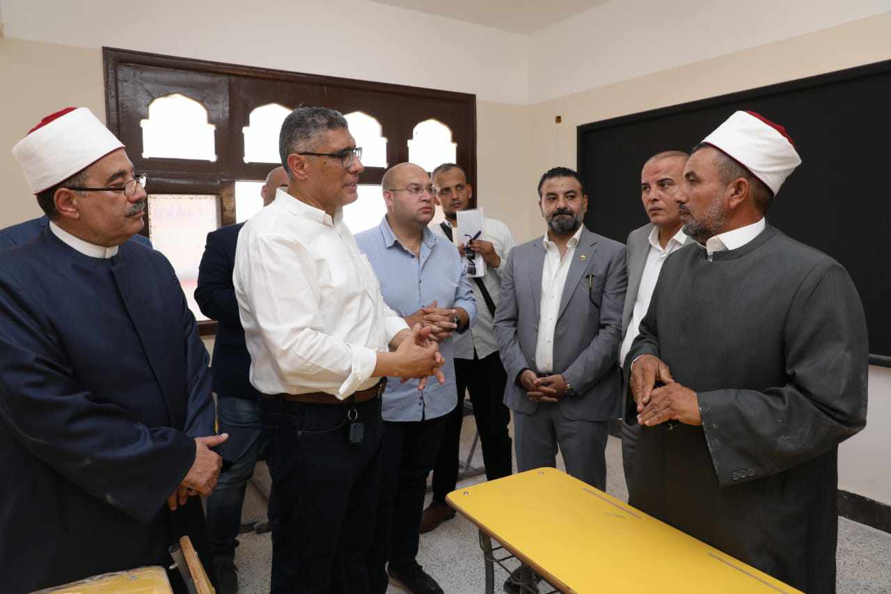 محافظ الجيزة يفتتح عددًا من المشروعات التنموية بمركز الواحات البحرية