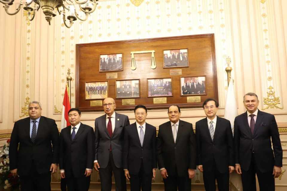 رئيس محكمة النقض يستقبل النائب العام المساعد الدائم للنيابة  الصينى