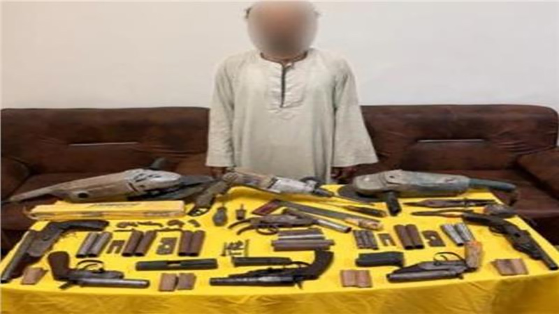 سقوط مسجلين أدارا ورشة لتصنيع الأسلحة فى القليوبية