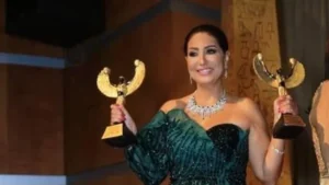 وفاء عامر تفوز بأفضل ممثلة دراما في رمضان 2024