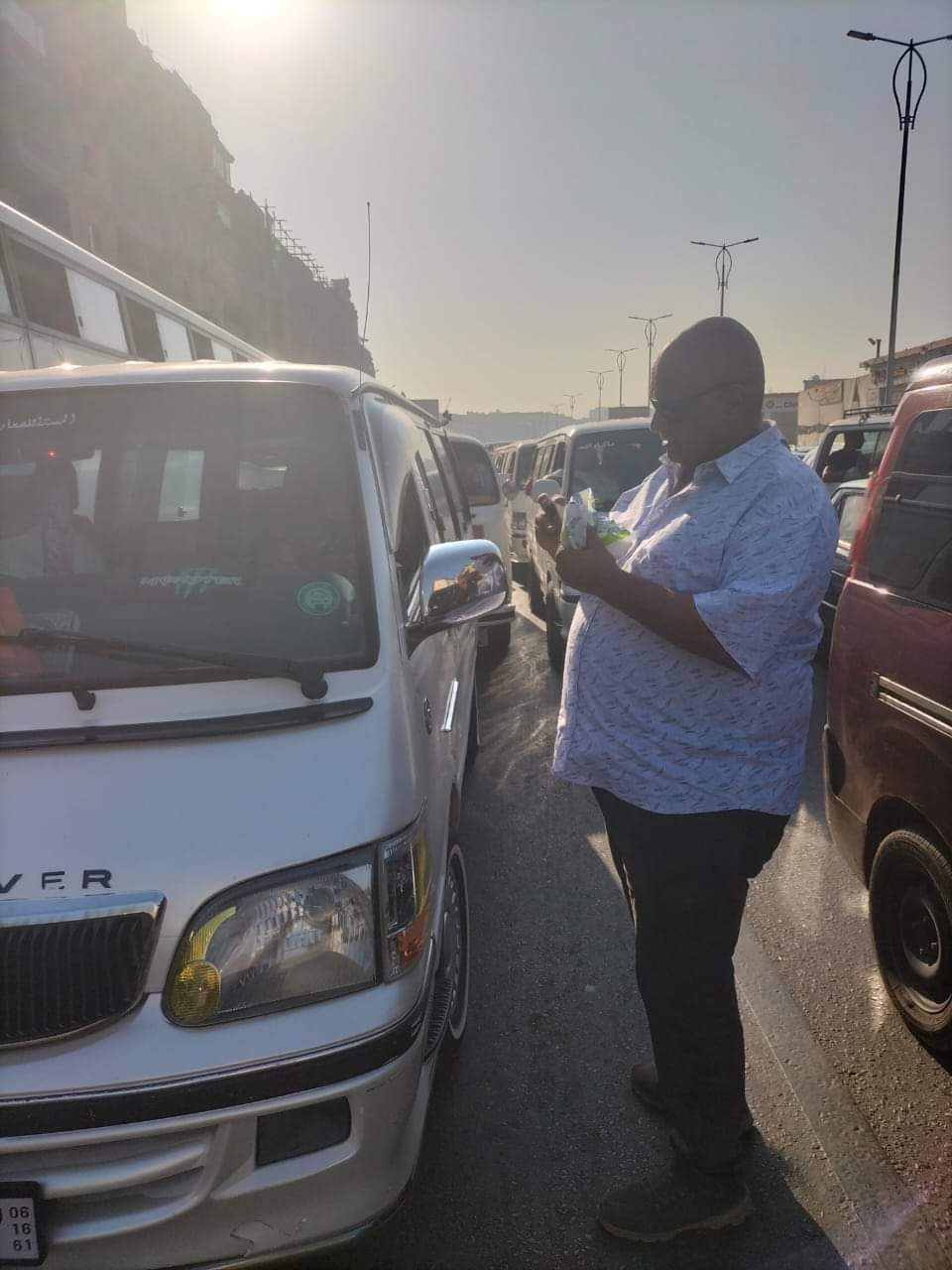 ضبط 110 حالة مخالفة لسيارات السرفيس بالجيزة