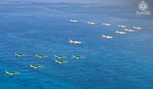 عروض جوية مذهلة بين مصر والسعودية في افتتاح معرض الطيران الدولي بالعلمين