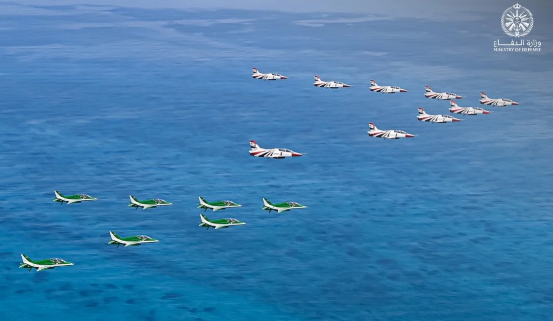 عروض جوية مذهلة بين مصر والسعودية في افتتاح معرض الطيران الدولي بالعلمين