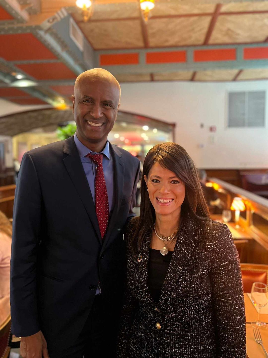 “المشاط” تختتم زيارتها لنيويورك بلقاء “أحمد حسين” وزير التنمية الدولية الكندي