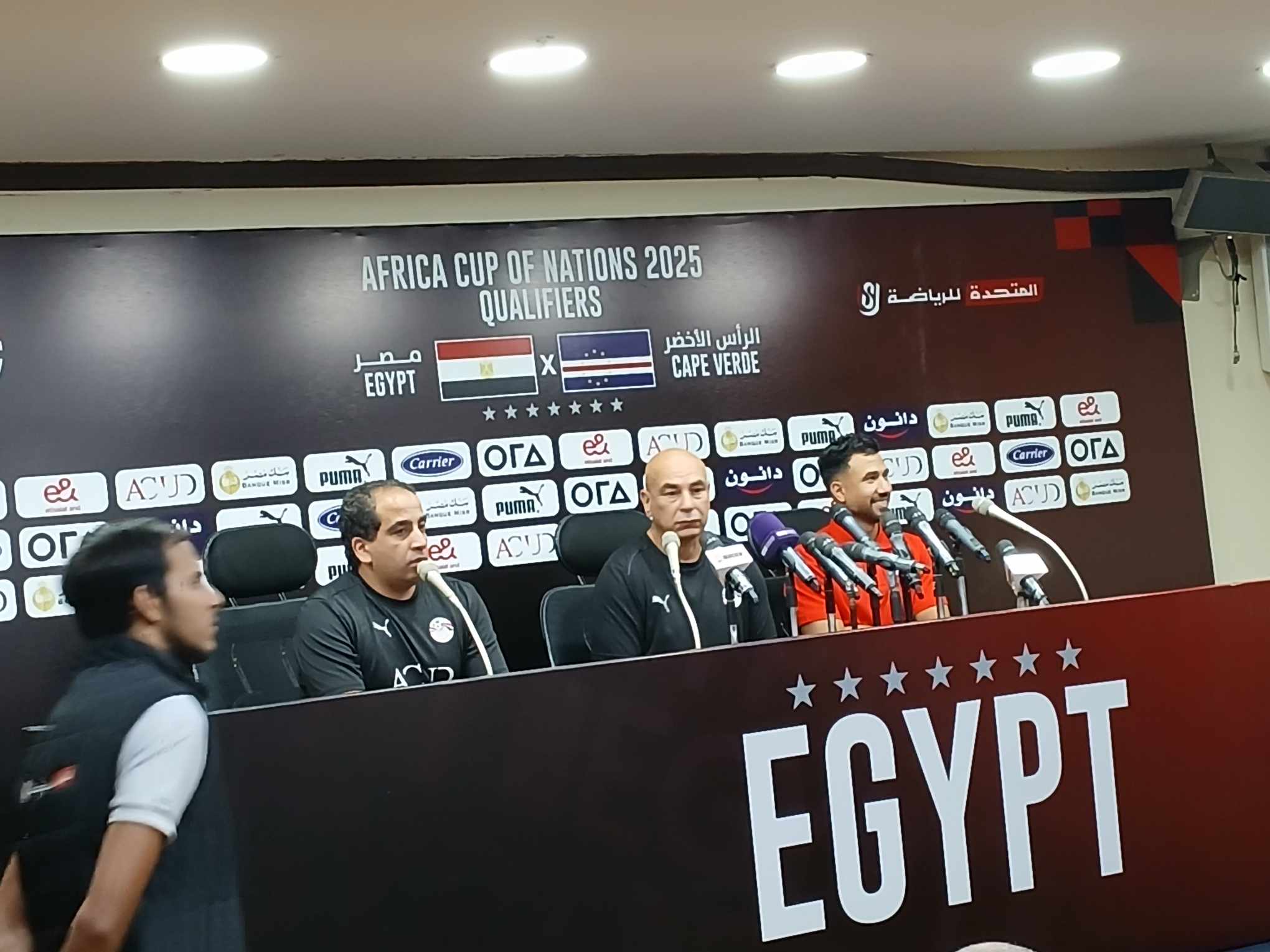 محمد صلاح يغيب عن المؤتمر الصحفي لمنتخب مصر وكاب فيردي