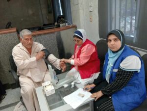 الكشف بالمجان على 3560مريضا من أهالي قرية ناهيا بالجيزة وتقديم العلاج لهم