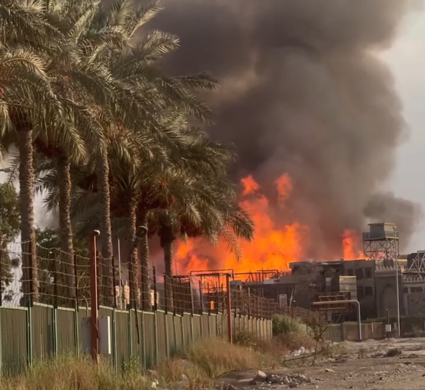 السيطرة على حريق بالحي الشعبي خلف الأكاديمية بمدينة الإنتاج الإعلامى