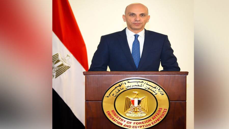 وزير الخارجية يصدر قرارًا بتعيين السفير تميم خلاف متحدثًا رسميًا باسم الوزارة