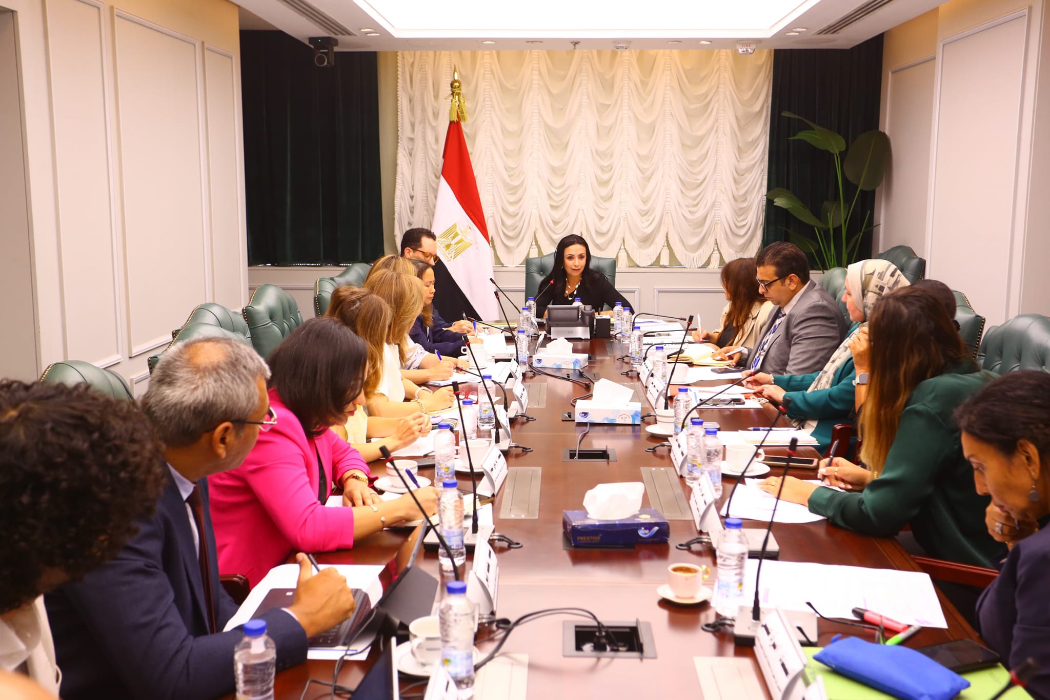 وزيرة التضامن تبحث مع مدير بعثة الوكالة الأمريكية للتنمية الدولية أوجه التعاون