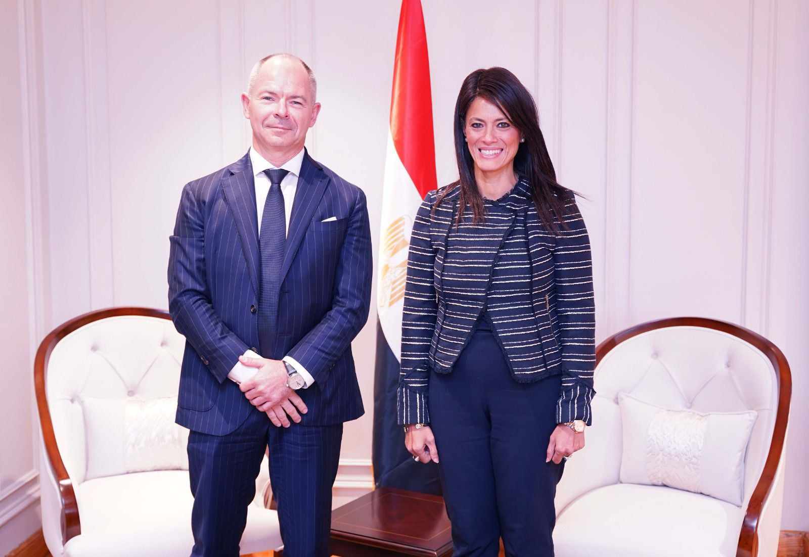 وزيرة التخطيط  تلتقي مؤسس صندوق «وايت ستار كابيتال» لاستكشاف الفرص الاستثمارية  بمصر